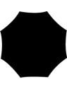 Guy De Jean GDJ CLOCHE - POLYAMIDE - NOIR guy de jean-parapluie cloche transparent parapluie