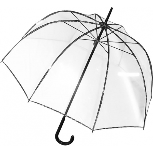 Guy De Jean GDJCLOCHE - POLYAMIDE - ARGENT - guy de jean-parapluie cloche transparent Parapluies