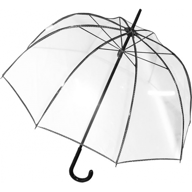 Guy De Jean GDJCLOCHE - POLYAMIDE - ARGENT - guy de jean-parapluie cloche transparent parapluies