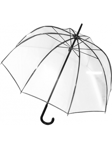 Guy De Jean GDJCLOCHE - POLYAMIDE - ARGENT - guy de jean-parapluie cloche transparent parapluies