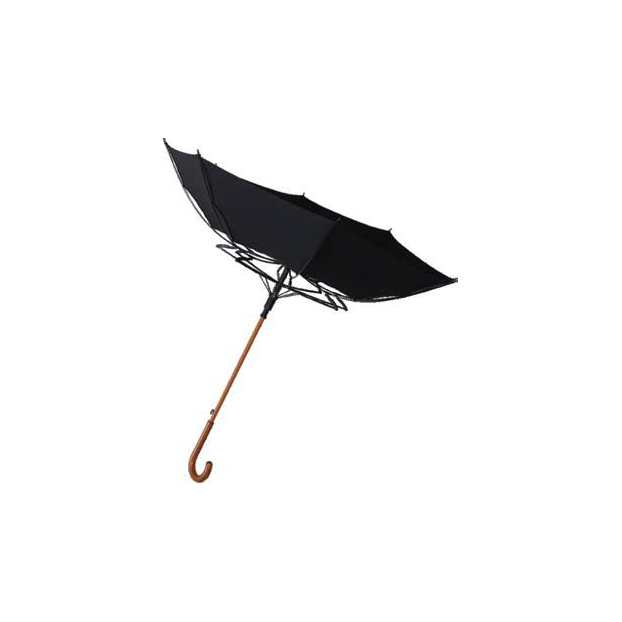 Guy De Jean GDJ MUSTANG - POLYESTER - NOIR - parapluie canne homme mustang Parapluies