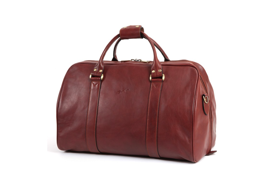 Gerard Henon 5290 - CUIR DE VACHETTE - MARRON Sac de voyage "Classic"