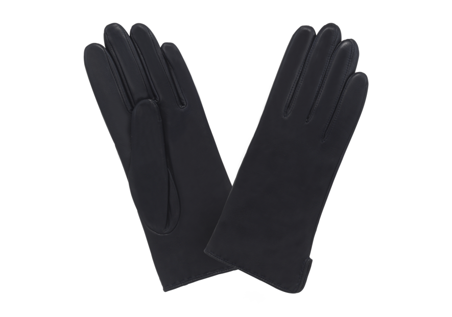 Glove Story 21006CA - CUIR D'AGNEAU - NOIR glove story-ouvert sur le côté-gants f cuir