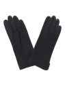 Glove Story 21006CA - CUIR D'AGNEAU - NOIR glove story-ouvert sur le côté-gants f cuir gants-femme