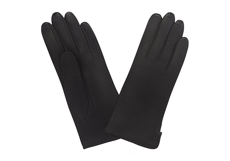 Glove Story 21006CA - CUIR D'AGNEAU - BRUN glove story-ouvert sur le côté-gants f cuir
