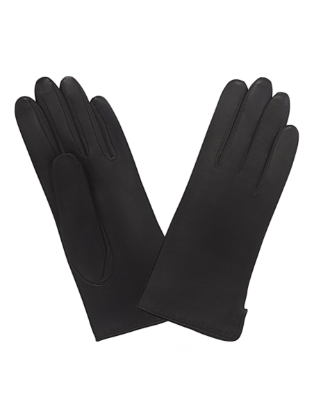 Glove Story 21006CA - CUIR D'AGNEAU - BRUN glove story-ouvert sur le côté-gants f cuir