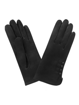 Glove Story 21153ST - CUIR D'AGNEAU - NOIR glove story 4 boutons tactile gants femme