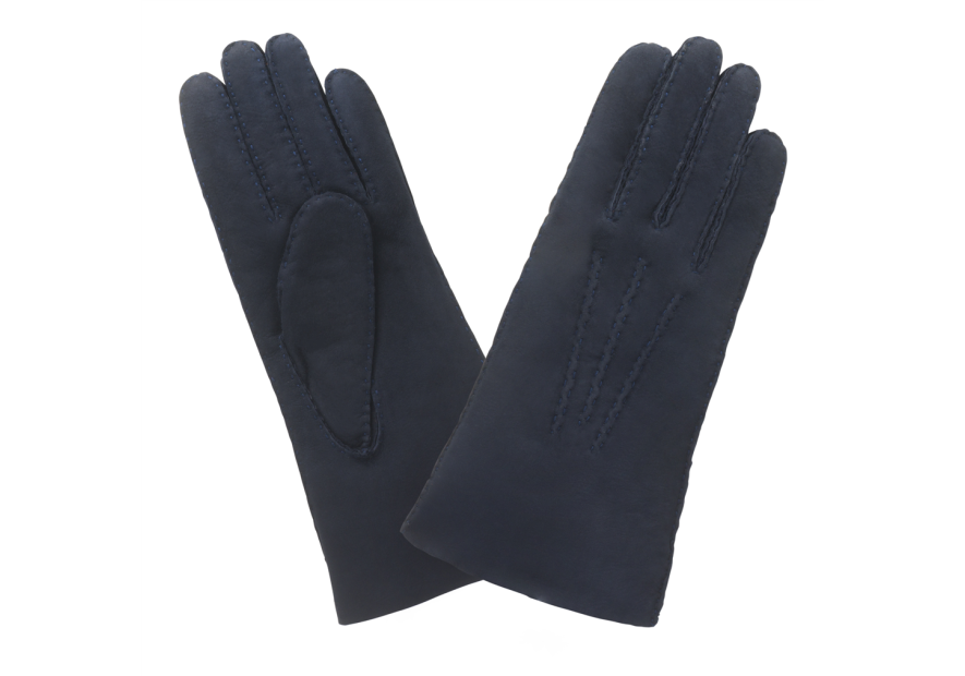Glove Story 21154CU - AGNEAU VELOURS - DEEP  glove story-curly-gants femme