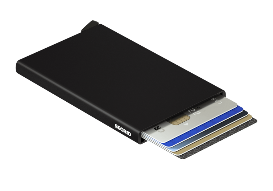 Secrid C - ALUMINIUM - NOIR porte carte secrid cardprotector