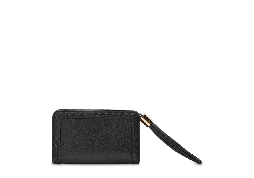 Lancel A11136 - CUIR DE VACHETTE - NOIR Premier Flirt de Lancel - Portefeuille compact