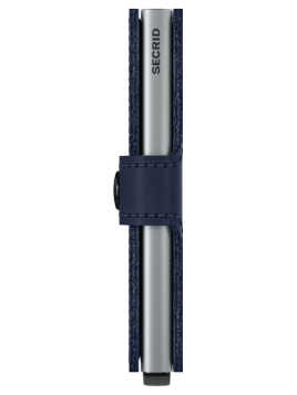 Secrid M - CUIR DE VACHETTE - NAVY porte cartes miniwallet original