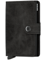 Secrid MV - CUIR DE VACHETTE - NOIR porte cartes mini wallet vintage porte-cartes