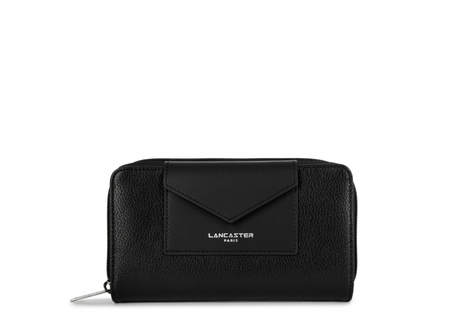 Lancaster 117-01 - TEP ET CUIR - NOIR Maya - Portefeuille