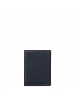 Lancaster 120-12 - CUIR DE VACHETTE - BLEU Soft Vintage Homme - Portefeuille