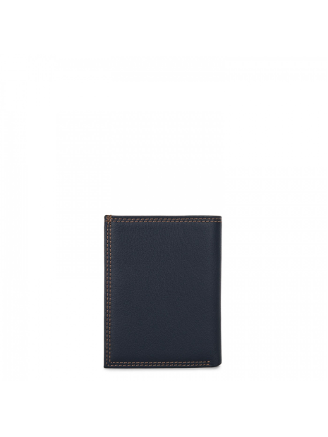 Lancaster 120-12 - CUIR DE VACHETTE - BLEU Soft Vintage Homme - Portefeuille portefeuille-homme
