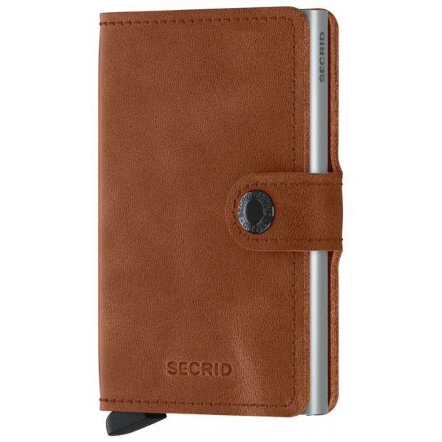 Secrid MV - CUIR DE VACHETTE - COGNAC/S porte cartes mini wallet vintage porte-cartes