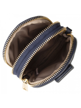Lancaster 129-28 - CUIR DE VACHETTE - BLEU Dune - Pochette smartphone