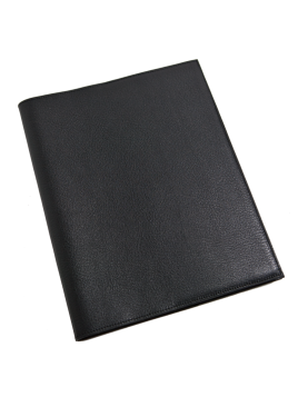 Atelier de la forêt 29-33 - CUIR DE VACHETTE - NOIR agenda bureau président