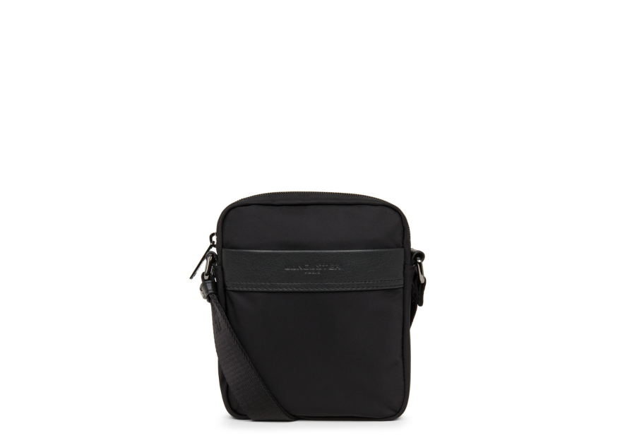 Lancaster 304-01 - NYLON ET CUIR - NOIR Basic & Sport Men - Petite sacoche
