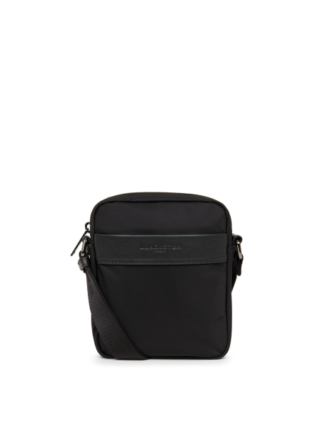Lancaster 304-01 - NYLON ET CUIR - NOIR Basic & Sport Men - Petite sacoche