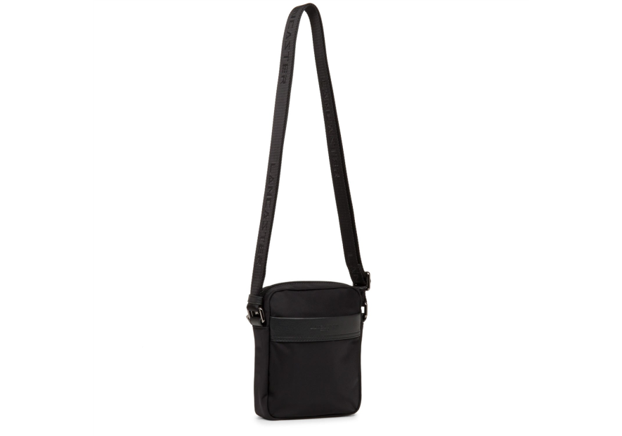 Lancaster 304-01 - NYLON ET CUIR - NOIR Basic & Sport Men - Petite sacoche