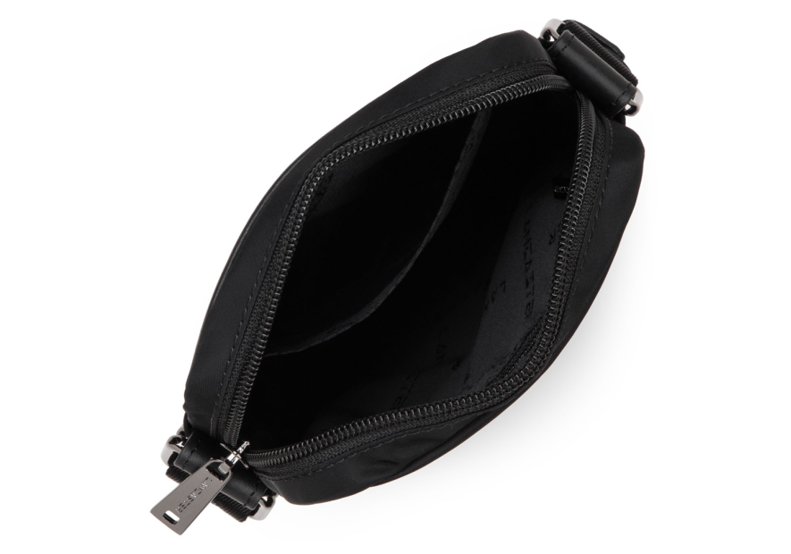 Lancaster 304-01 - NYLON ET CUIR - NOIR Basic & Sport Men - Petite sacoche