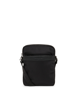 Lancaster 304-07 - NYLON ET CUIR - NOIR Basic Sport Men's - Sacoche