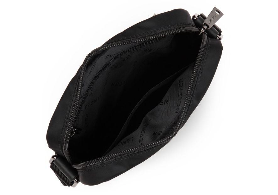 Lancaster 304-07 - NYLON ET CUIR - NOIR Basic Sport Men's - Sacoche