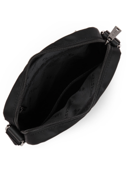 Lancaster 304-07 - NYLON ET CUIR - NOIR Basic Sport Men's - Sacoche