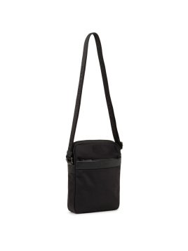 Lancaster 304-07 - NYLON ET CUIR - NOIR Basic Sport Men's - Sacoche