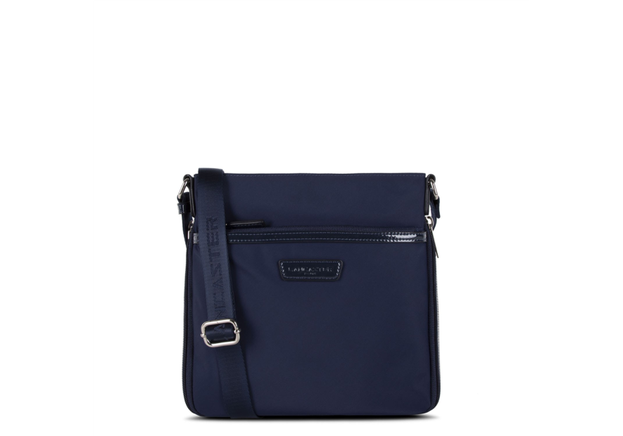 Lancaster 514-59 - POLYAMIDE - BLEU FONCÉ Basic Verni - Sac Besace