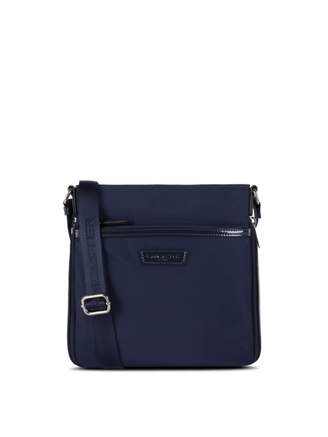 Lancaster 514-59 - POLYAMIDE - BLEU FONCÉ Basic Verni - Sac Besace sacs-a-mains