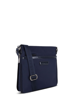 Lancaster 514-59 - POLYAMIDE - BLEU FONCÉ Basic Verni - Sac Besace