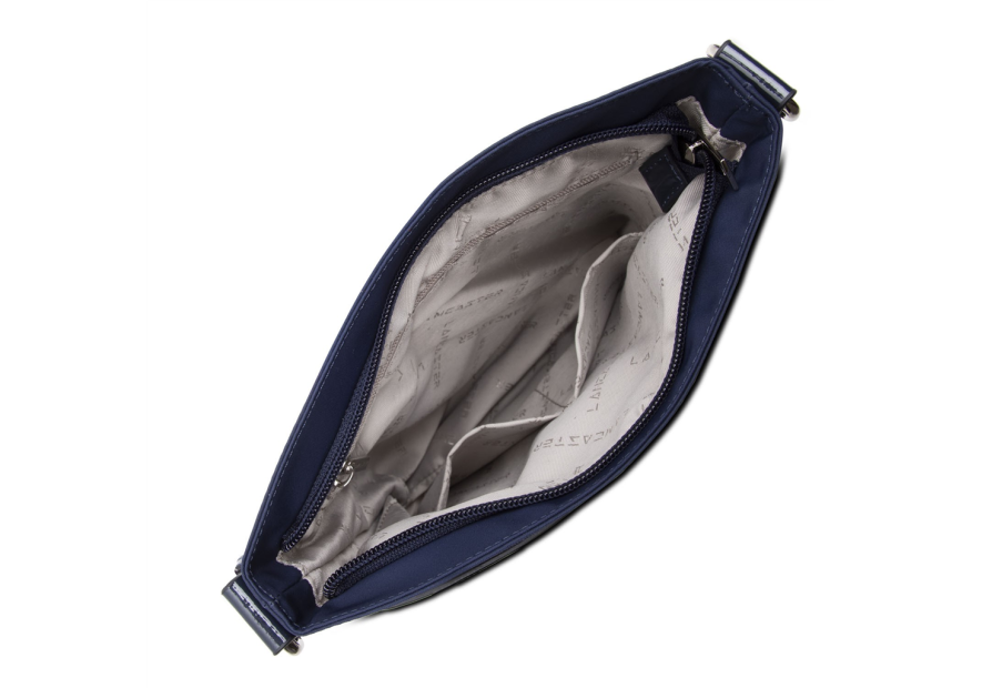 Lancaster 514-59 - POLYAMIDE - BLEU FONCÉ Basic Verni - Sac Besace