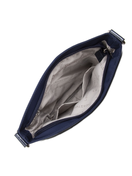 Lancaster 514-59 - POLYAMIDE - BLEU FONCÉ Basic Verni - Sac Besace