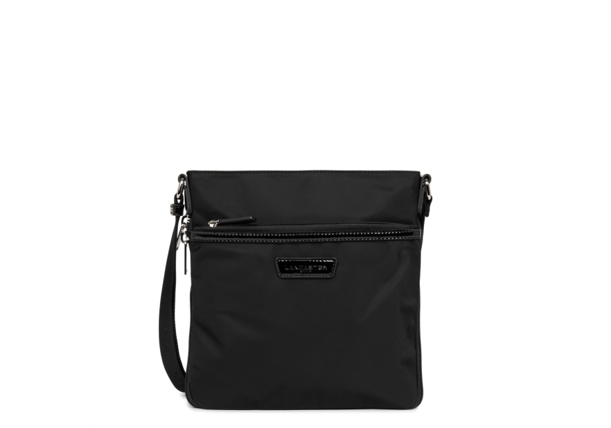 Lancaster 514-59 - POLYAMIDE - NOIR Basic Verni - Sac Besace
