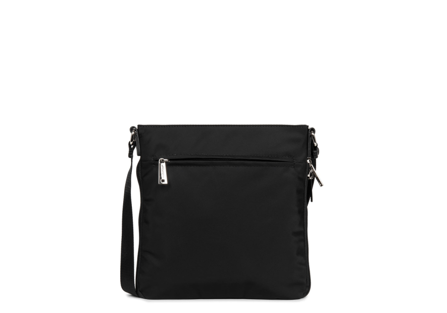 Lancaster 514-59 - POLYAMIDE - NOIR Basic Verni - Sac Besace