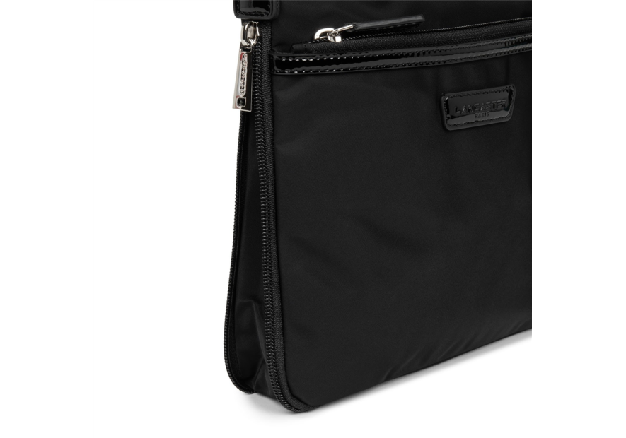 Lancaster 514-59 - POLYAMIDE - NOIR Basic Verni - Sac Besace
