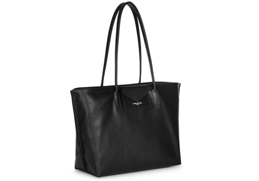 Lancaster 517-20 - TEP ET CUIR - NOIR Maya - Sac cabas épaule