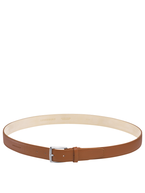 Longchamp 7700021 - CUIR DE VEAU - CARAMEL ceinture homme classic 30mm le foulonné ceinture-homme