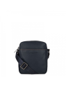 Lancaster 320-24 - CUIR DE VACHETTE - BLEU sac homme medium soft vintage sacoche-homme