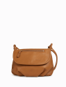 Nat & Nin JEN - CUIR DE VACHETTE - EPICE L sac à rabat gibecière jen sacs-a-mains
