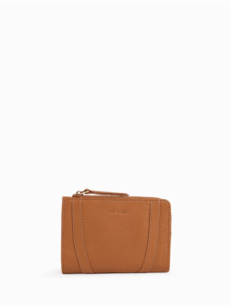 Nat & Nin ROZA - CUIR DE VACHETTE - EPICE  portefeuille femme zip et cartes roza nat&nin porte-monnaie-femme