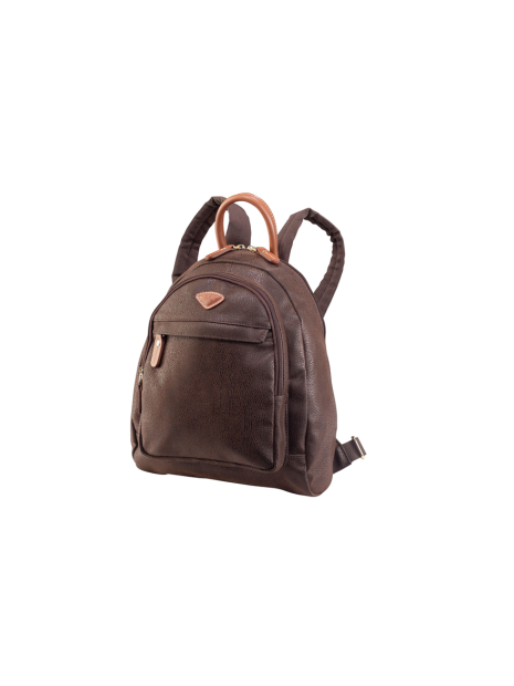 JUMP 4417NU - TEP ET CUIR - CHOCOLAT jump-upsalla-sac à dos pm loisirs
