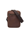 Les Ateliers Foures 9008 - CUIR DE VACHETTE - COGNAC sac homme zéphyr baroudeur les ateliers fourès sacoche-homme