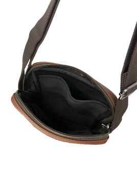 Les Ateliers Foures 9008 - CUIR DE VACHETTE - COGNAC sac homme zéphyr baroudeur les ateliers fourès sacoche homme