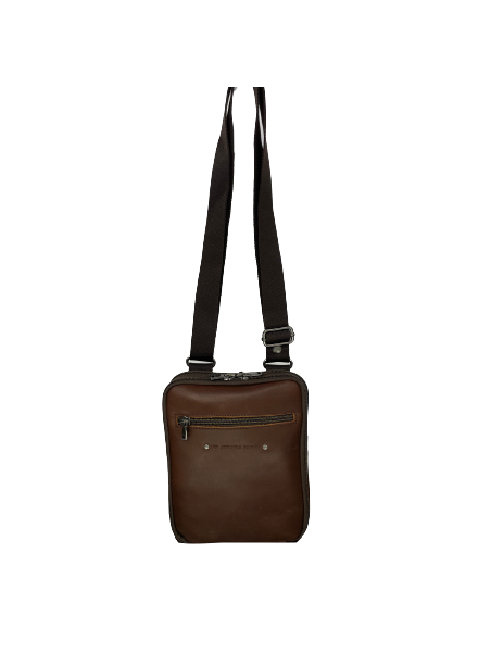 Les Ateliers Foures 9327 sac homme style holster double zip baroudeur sacoche homme