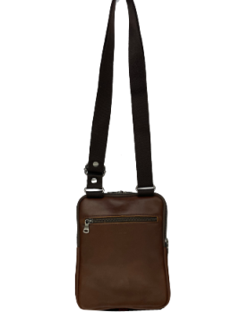 Les Ateliers Foures 9327 sac homme style holster double zip baroudeur sacoche homme