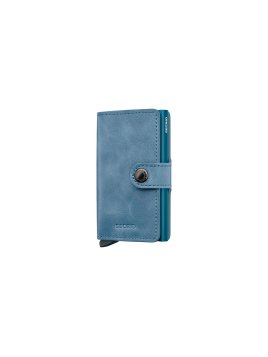 Secrid MV - CUIR DE VACHETTE - TEAL porte cartes mini wallet vintage porte cartes