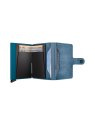 Secrid MV - CUIR DE VACHETTE - TEAL porte cartes mini wallet vintage porte-cartes